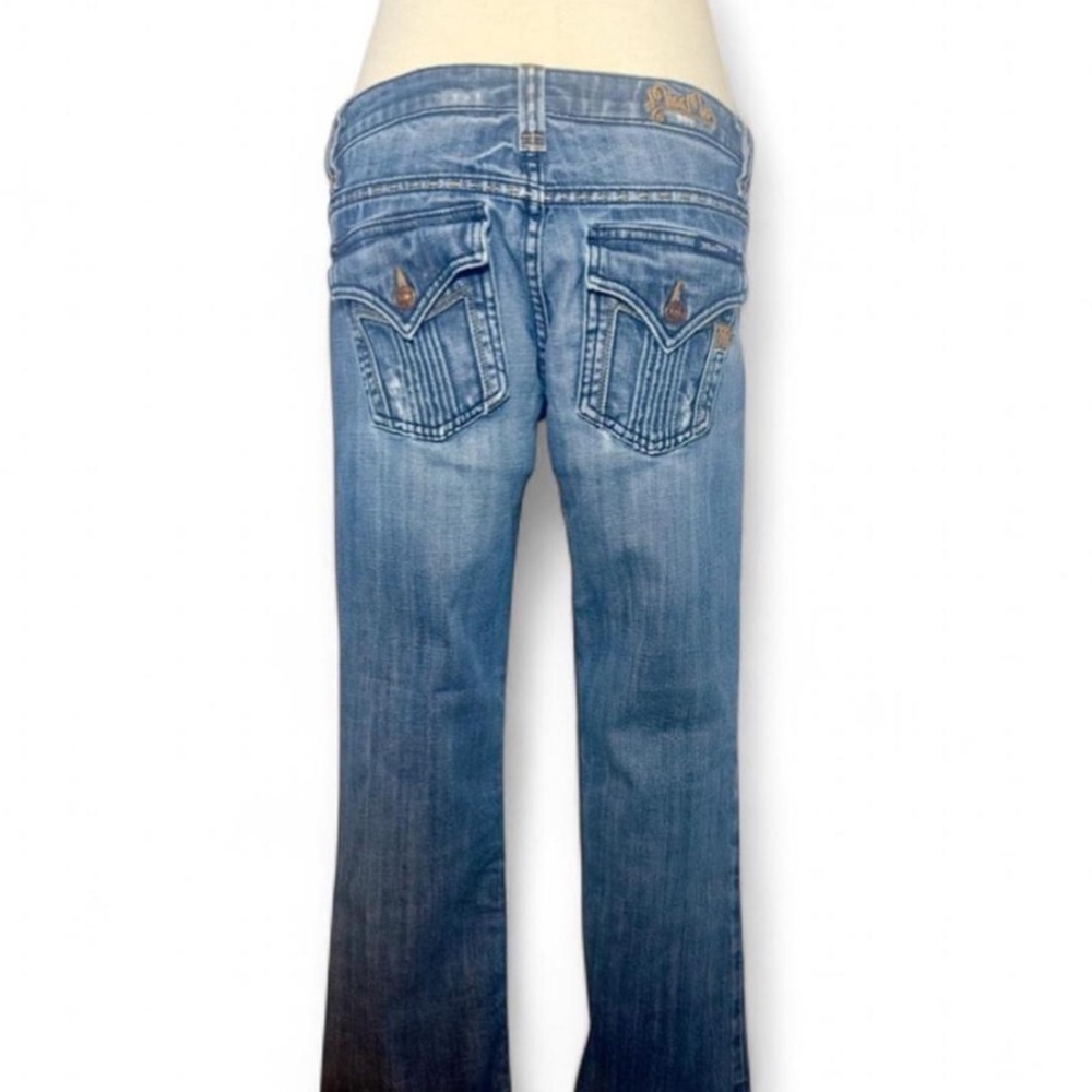 Miss Me JP4892R Bootcut Jeans Size 28 Embroidered Flap Pocket Y2K Western